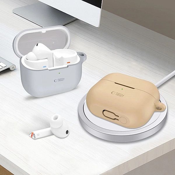 Tech-Protect Silicone Hook Samsung Galaxy Buds 3 / 3 Pro Caffe Latte