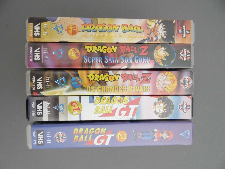 Filmes Dragon Ball em VHS