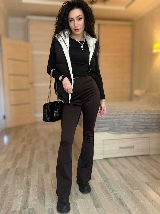 Лосини лосіни кльош дайвінг на флісі   42-44, 46-48, 50-52