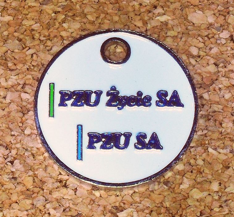Brelok odznaka plakietka zawieszka PZU ŻYCIE S.A