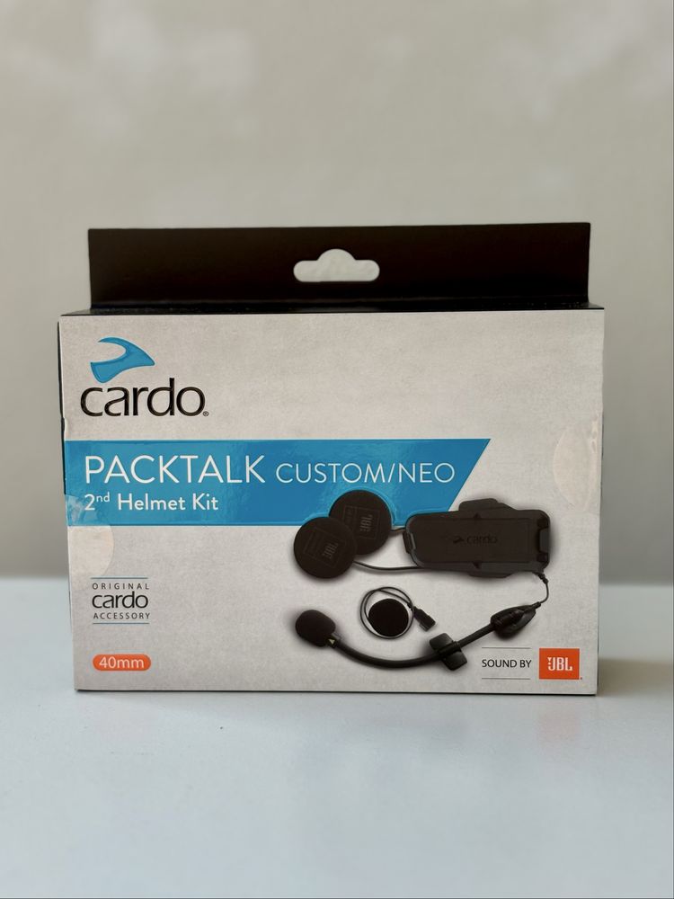 Комплект для 2 шолома Cardo Packtalk Custom / Neo JBL 2nd Helmet Kit