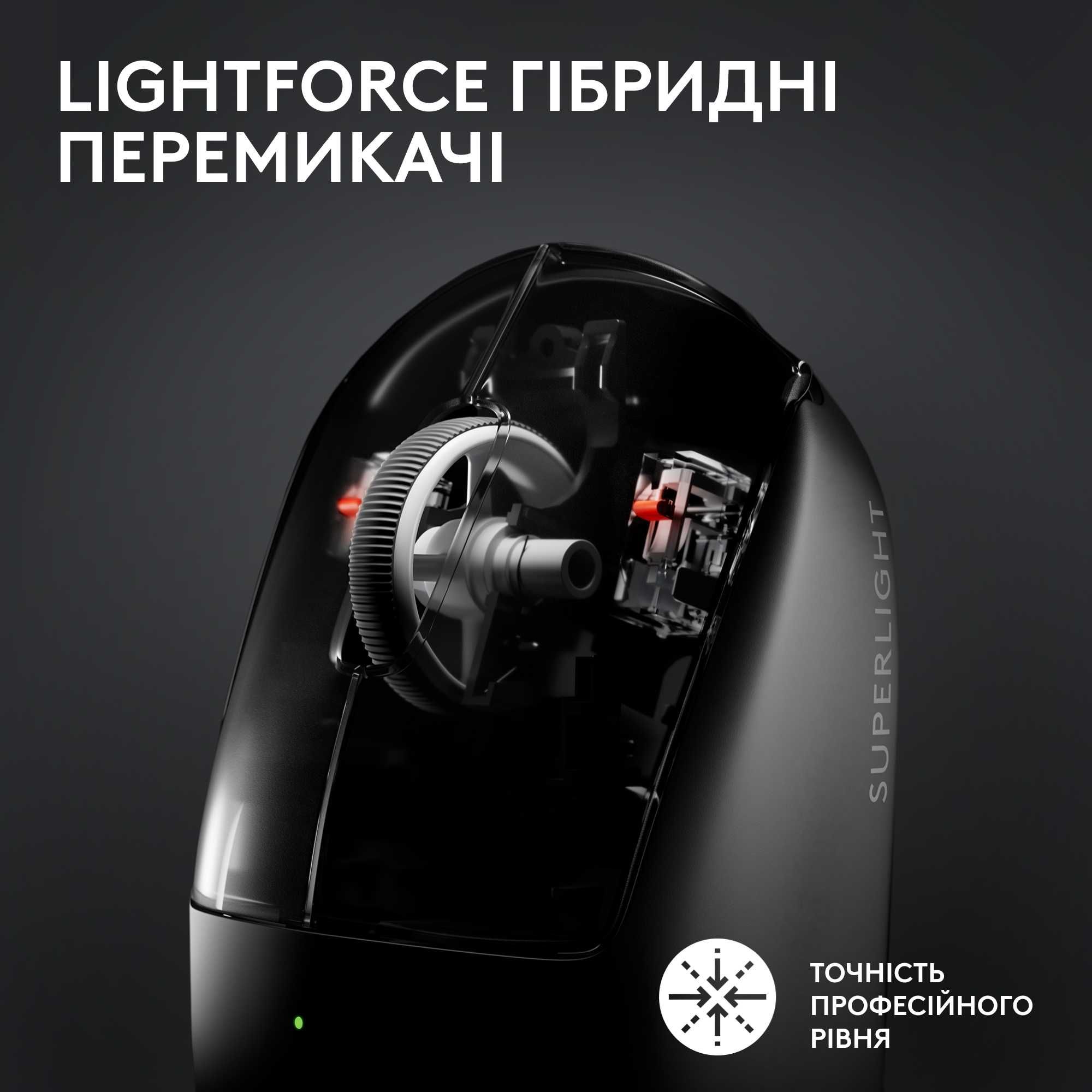 Миша Logitech G Pro X Superlight 2 Lightspeed Wireless Black