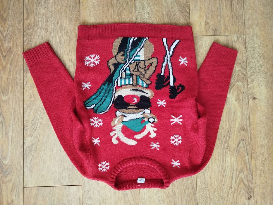 Chłopięcy sweterek świąteczny na Boże Narodzenie r. 116 renifer