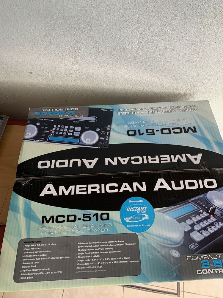 CD Duplo Profissional American Audio MCD-510 (Novo)