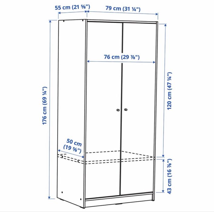 Roupeiro branco IKEA