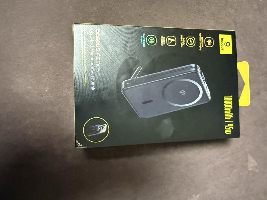Baseus Qi2 45 Вт Power Bank 10000 мАг MagSafe 15 Вт