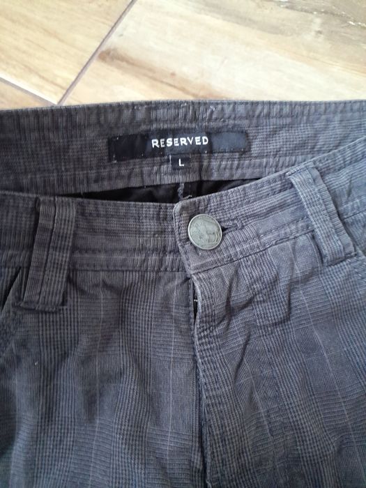 Spodnie męskie w kratkę Reserved L