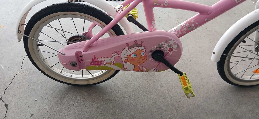 Bicicleta rosa Btwin Princess usada