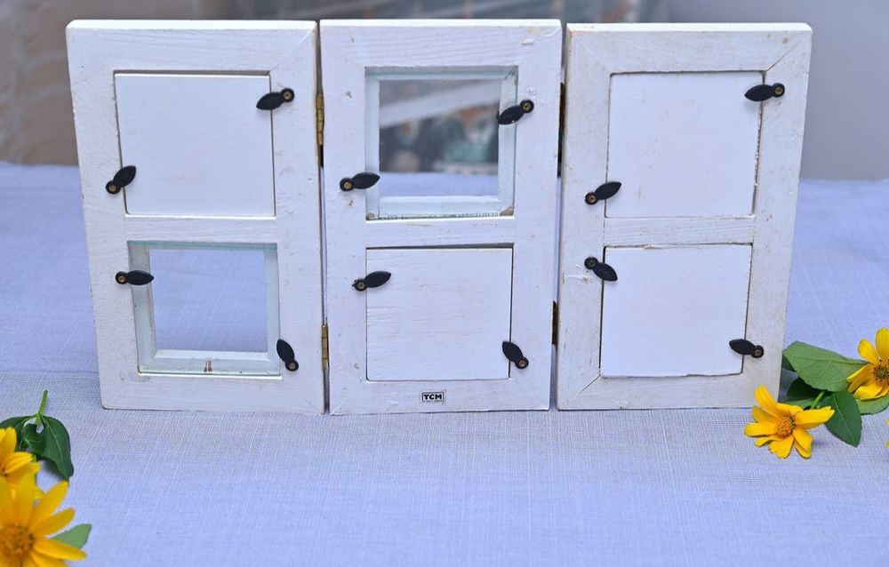 Drewniana rama w stylu prowansalskim