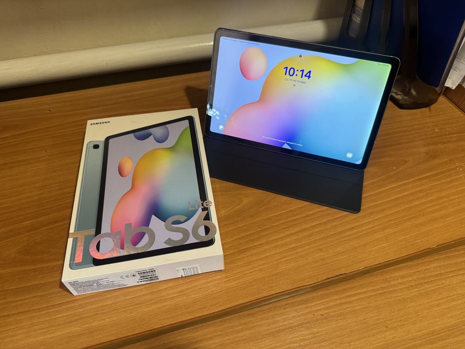 Samsung tab s6 lite 4/64 +магнітний чохол та стілус