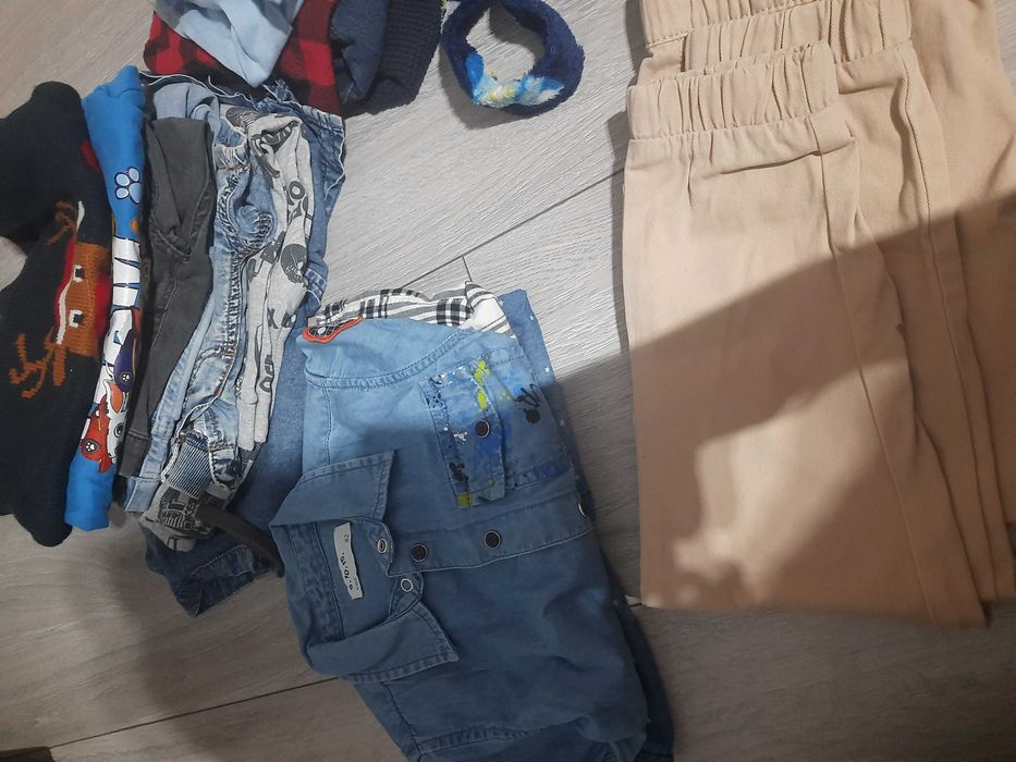 Paczka ubrań dla chłopca od rozm 86 do 122