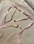 3 spinki wstążki coquette ribbon pink różowe