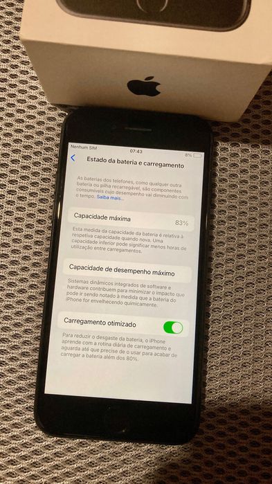 iPhone SE 2nd com caixa