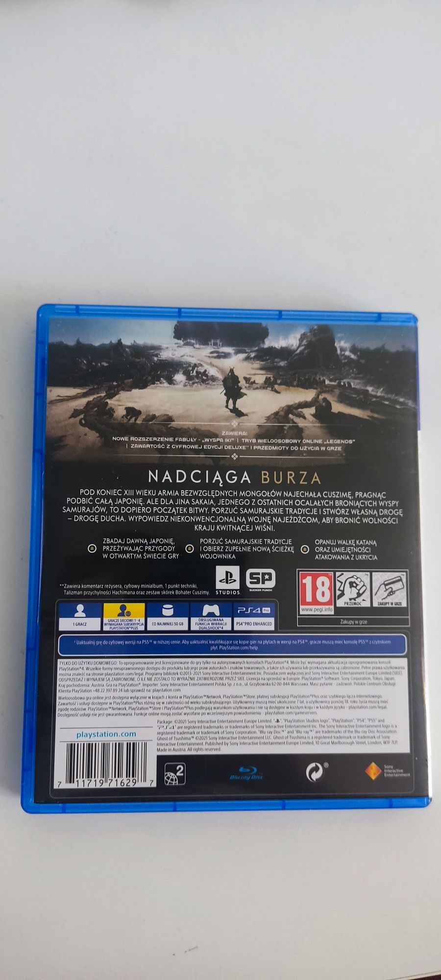 Ghost of Tsushima Director's Cut PS4/PS5
Aplikacja jest zainstalowana