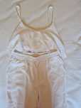Conjunto tipo linho tom branco