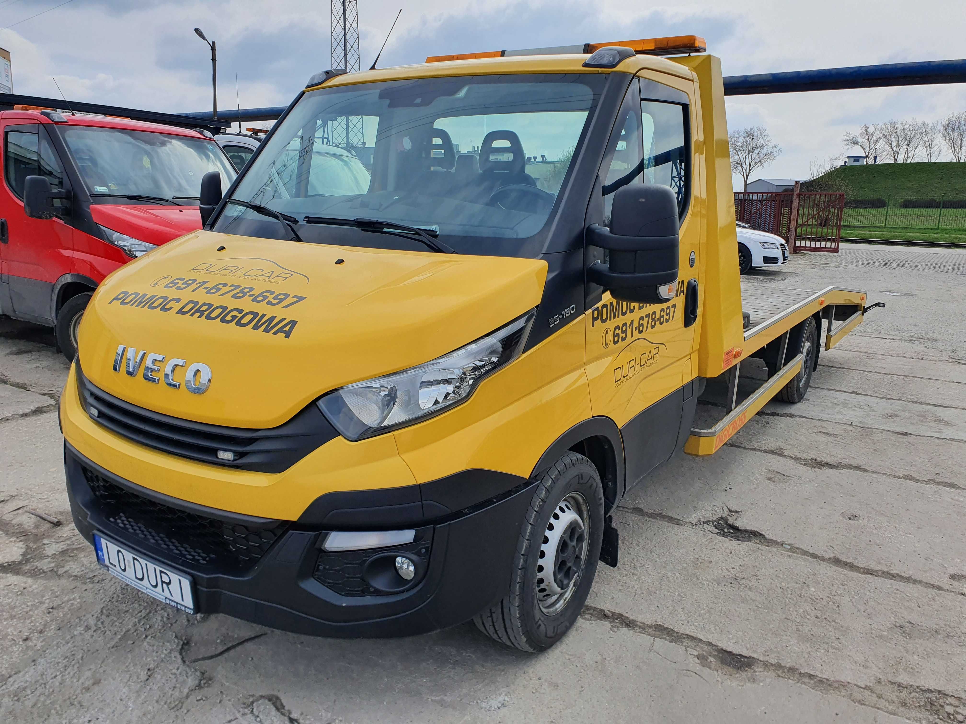 Wypożyczalnia Wynajem Auto laweta z sypialką z OC sprawcy