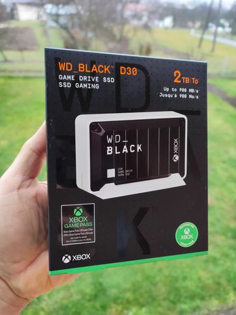 WD BLACK D30 2TB. Dysk SSD USB-C 3.2 gen. 2. Nowy. Xbox, PS5