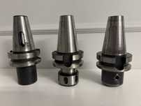 Trzy oprawki frezerskie BT40 Holex Weldon Morsea