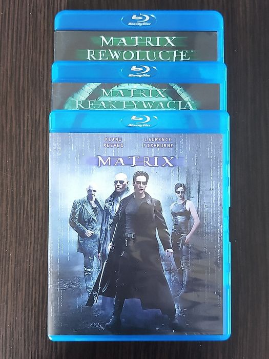 Matrix 1, 2, 3 trylogia - pierwsze wydanie PL blu-ray