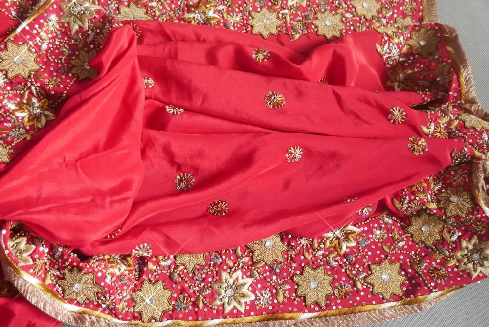 Сари индийское шелк свадебное