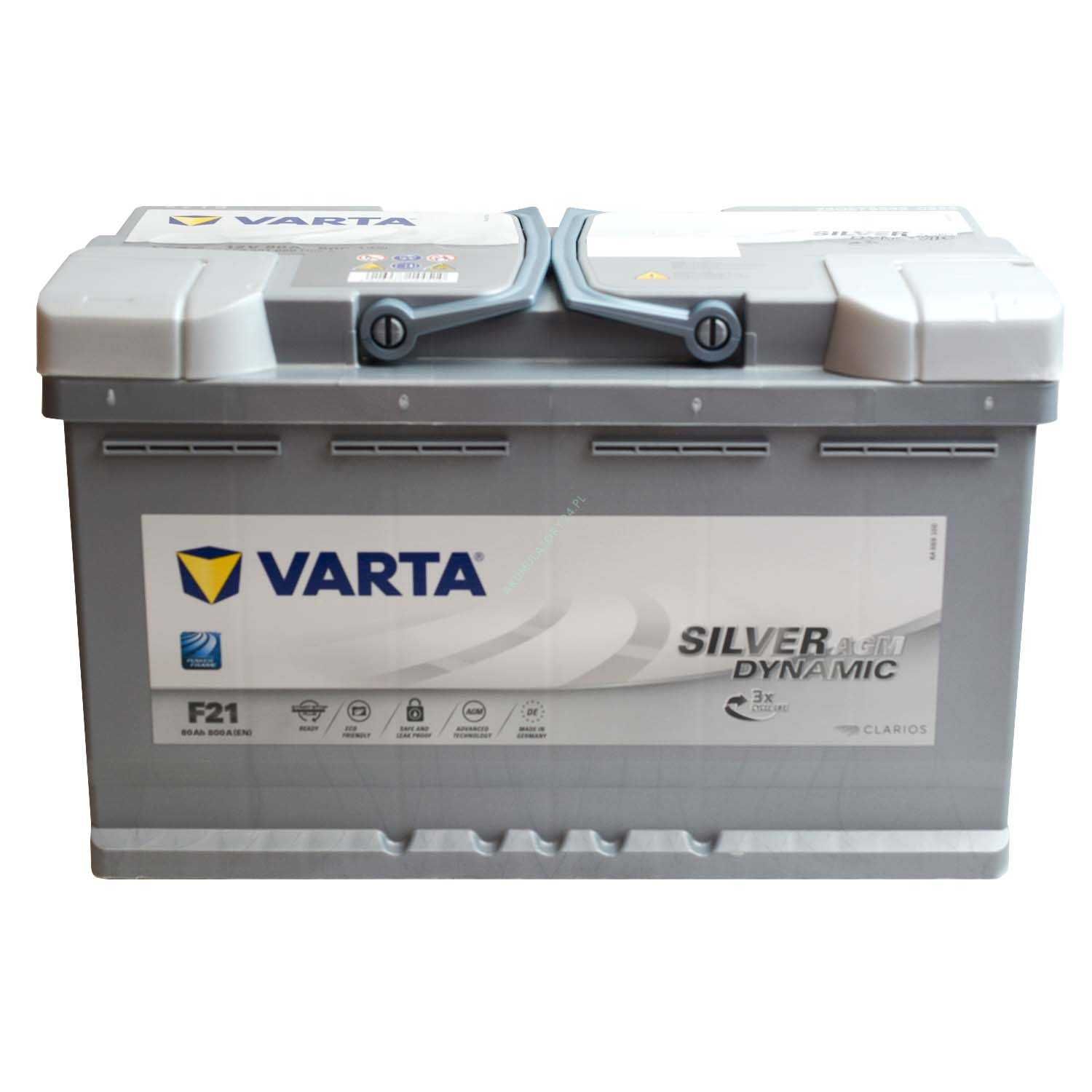 Akumulator AGM VARTA F21 80Ah 800A Start&Stop