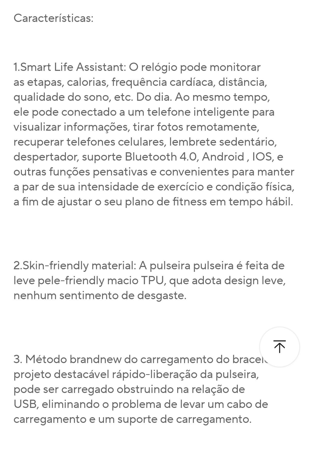 Smartwatch novo ler anúncio
