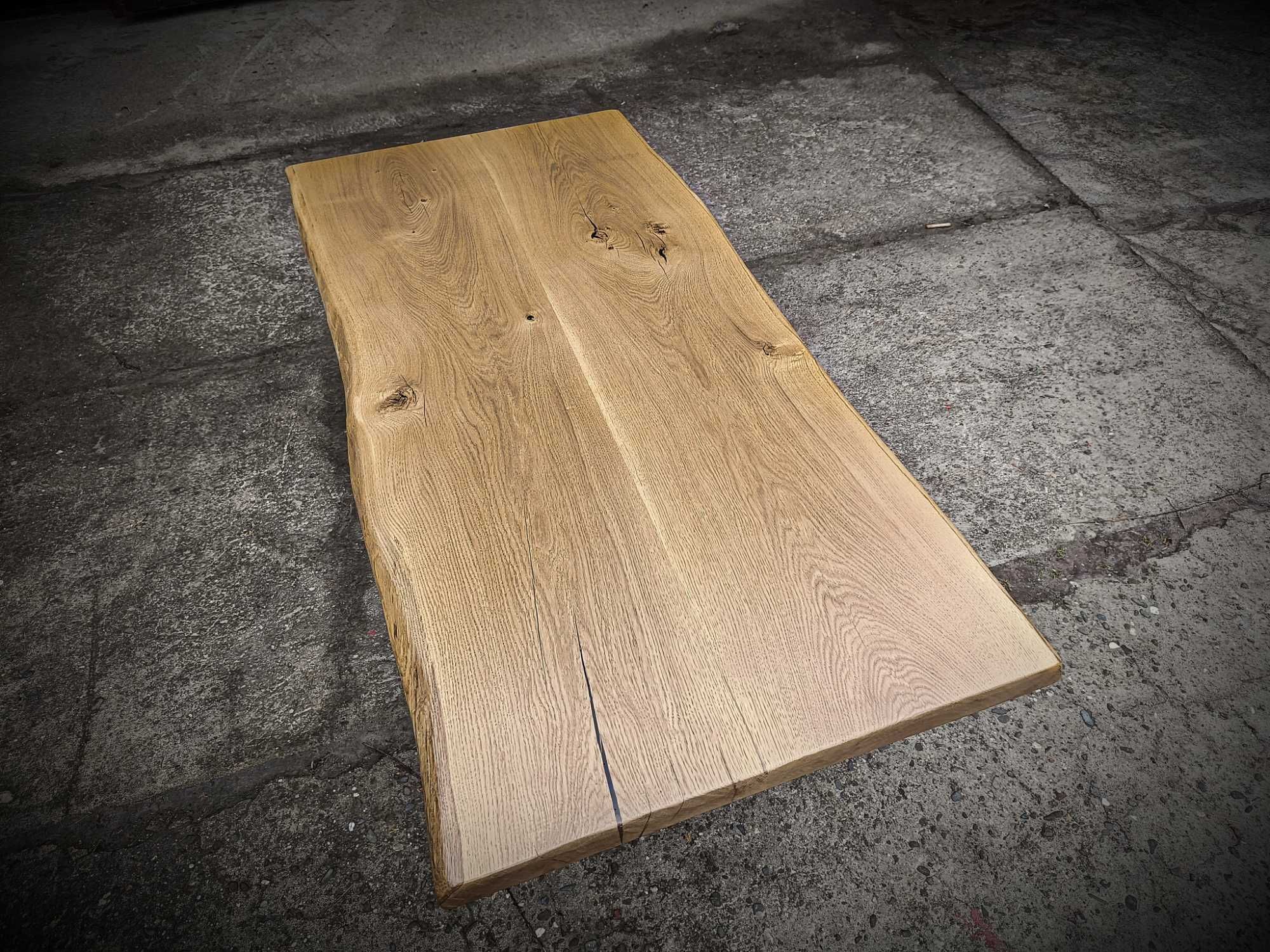 Blat na stół biurko ławę 150x66 w stylu Rustykalnym Live Edge