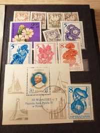 Klaser. Znaczki pocztowe z lat 70, 80, 90 Jan Paweł II wizyta 1987