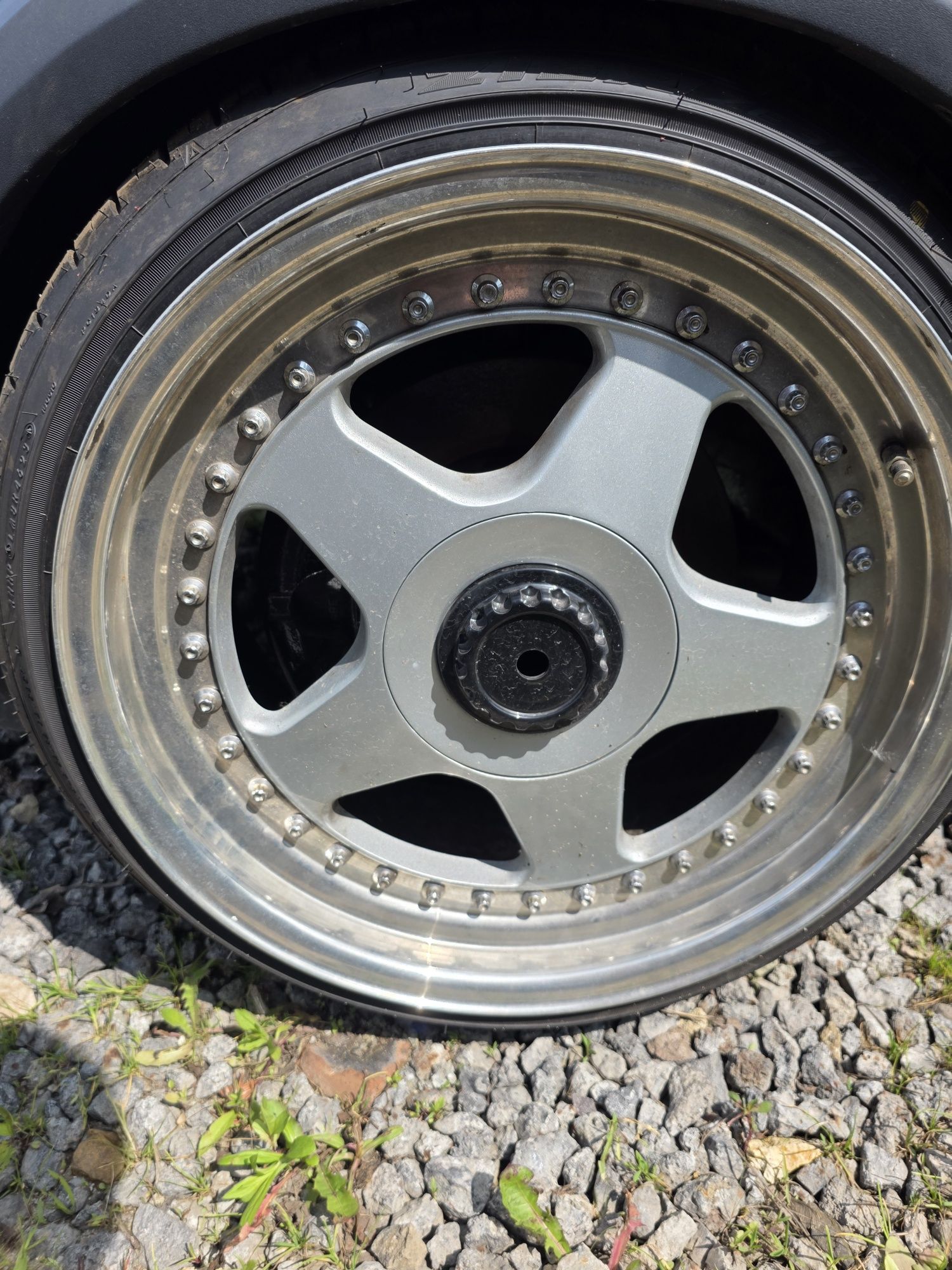 Felgi OZ Futura 17 4x100 9j 9,5j 3tlg skręcane e30 golf motorsport