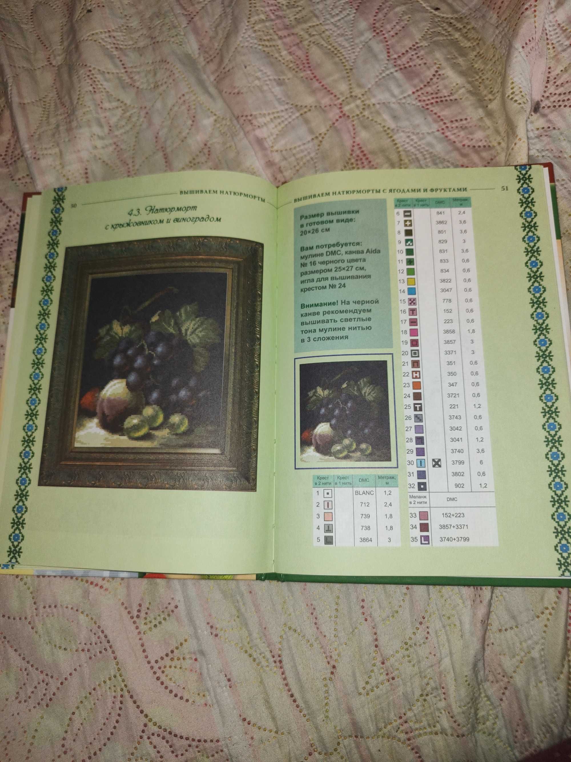 Книга для вишивання ягоди і фрукти 70 грн