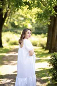 Біла сукня для вагітних HM ( розмір S)