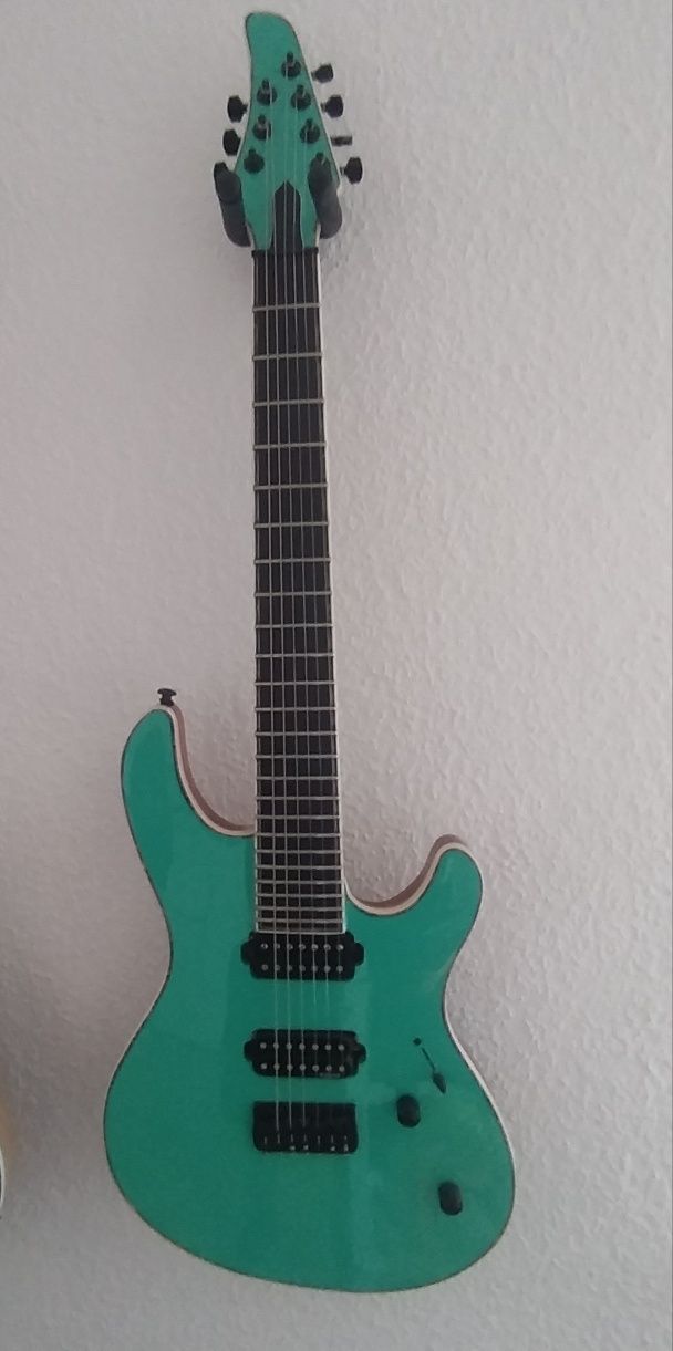 Gitara 7 strunowa siedem elektryczna jak Mayones, Ibanez Schecter Ltd