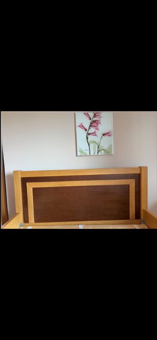 Łóżko dębowe wymiary 160x200x95