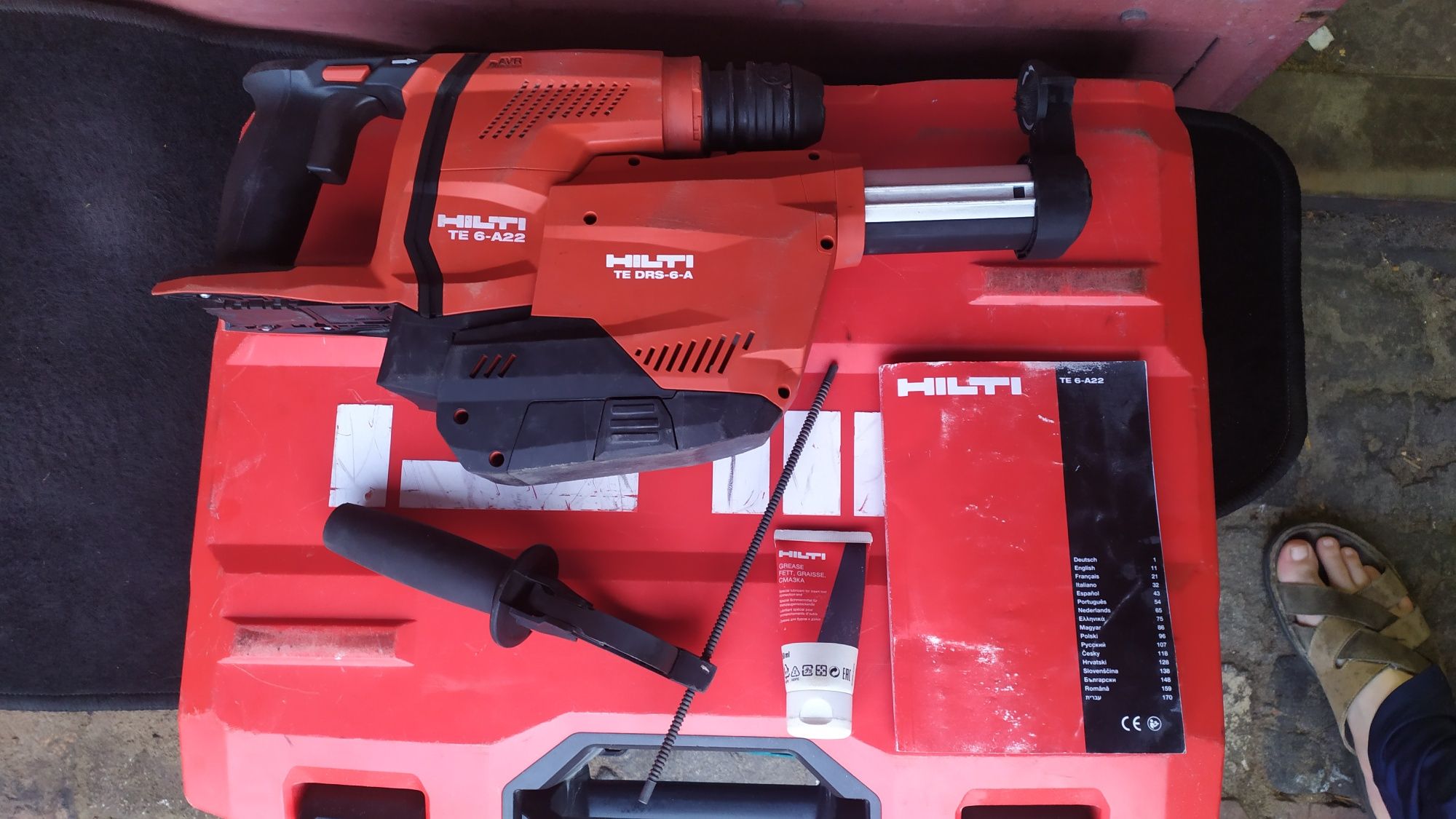 Wiertarka udarowa młotowiertarka SDS plus hilti te6 a22 drs