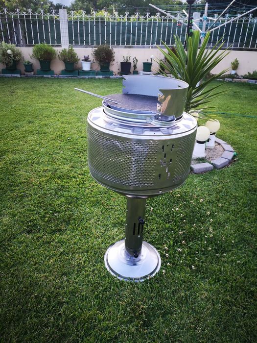 Churrasqueira e lareira de exterior em inox Nova