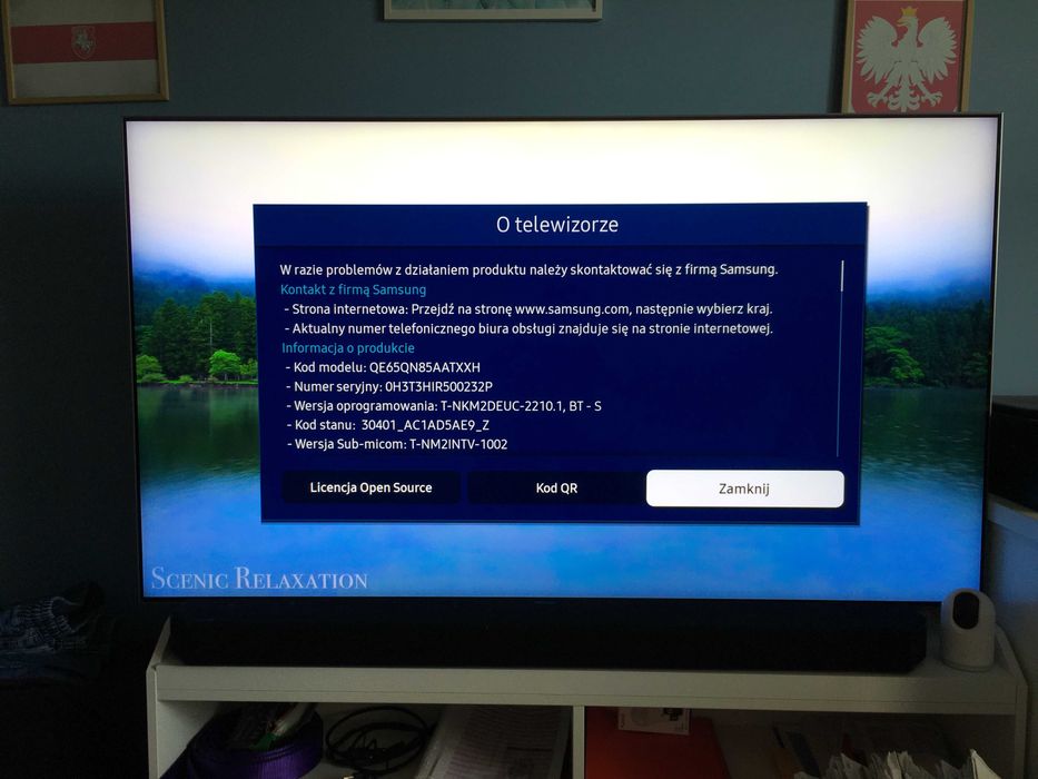 Sprzedam Telewizor QLED Samsung QE65QN85AATXXH 65" 4K UHD czarny