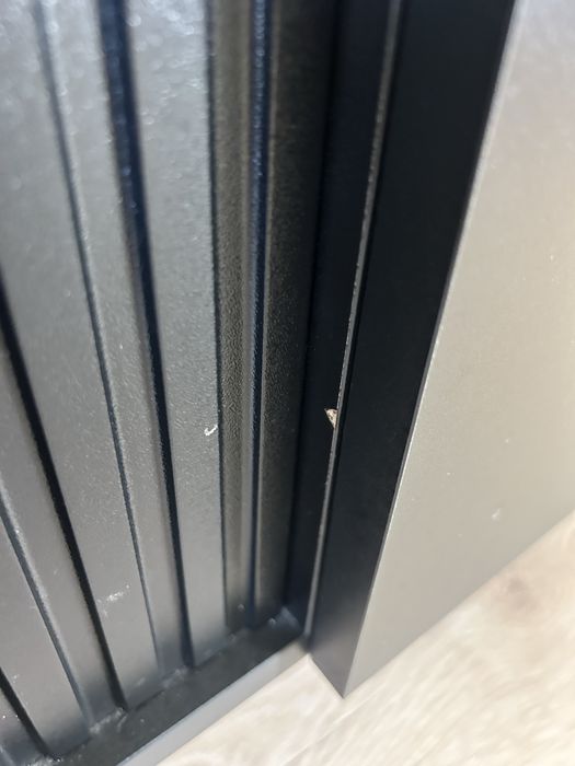 Komoda z kominkiem Newort 200 EF Czarny Mat