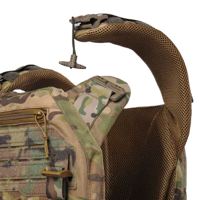 Плитоноска MOLLE Cordura 1000D супер міцна без підсумків мультикам зсу