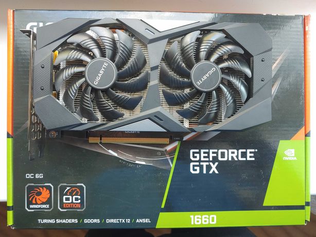 Видеокарта Gigabyte GeForce GTX 1660 OC 6GB GDDR5