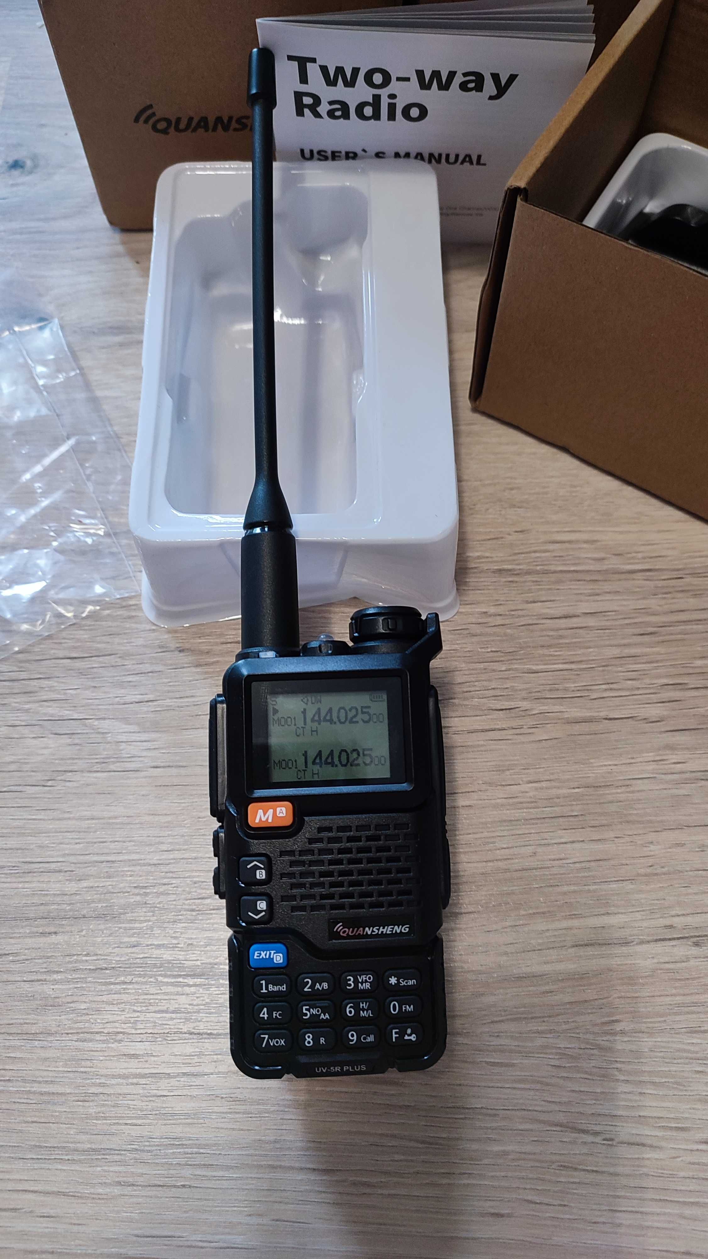 QUANSHENG UV-5R lepszy Baofeng policja PSP  krótkofalówka radio służby