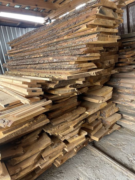 Дошка вільха (необрізна, суха, столярна, 32 мм та 52 мм)