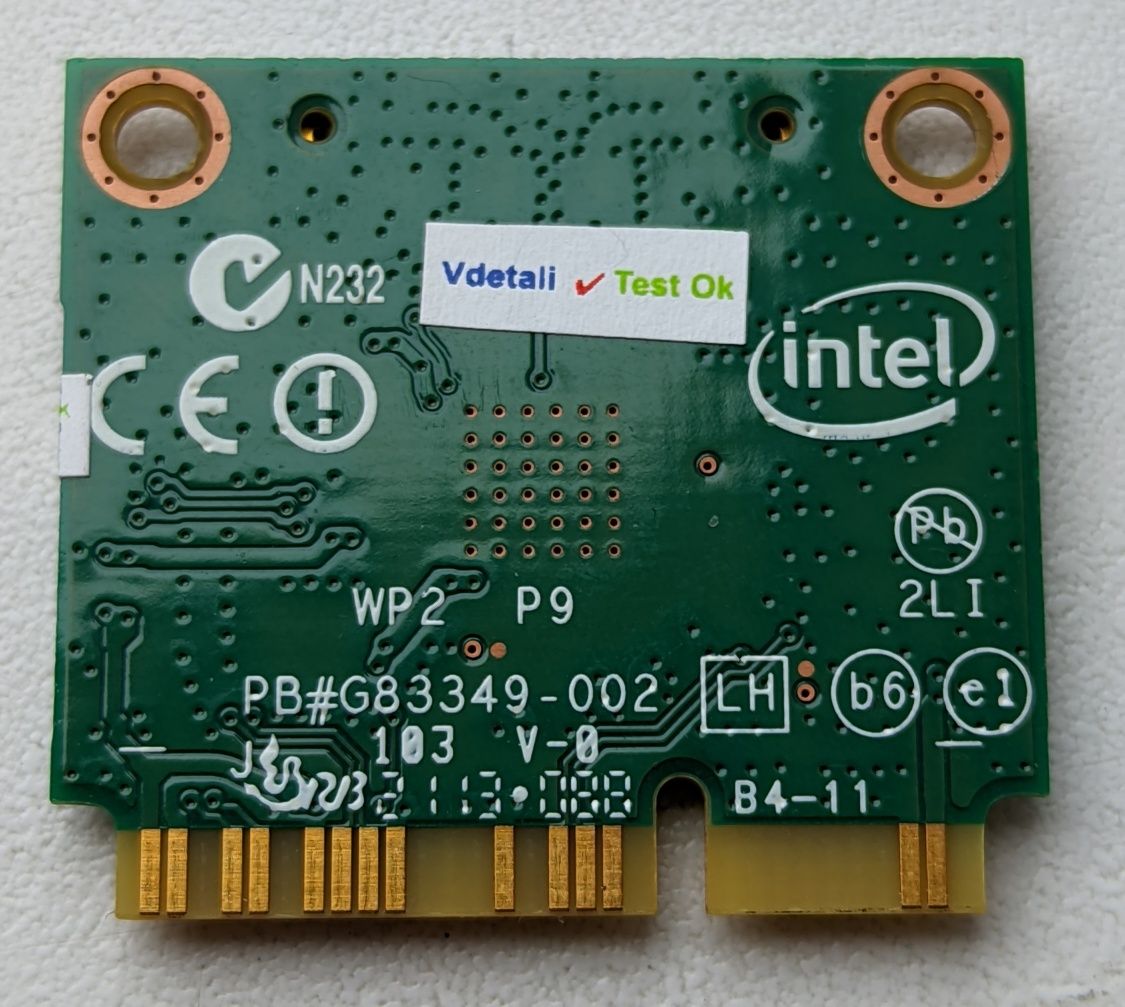 WI-FI плата модуль Intel Wireless-N 7260HMW BN