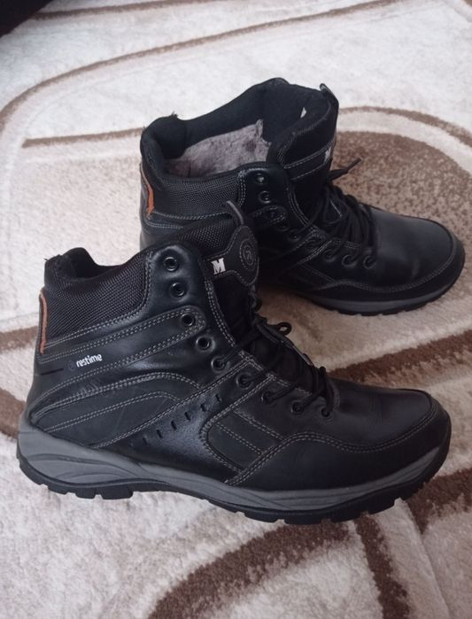 Зимние теплые мужские ботинки кроссовки RESTIME 43 размер