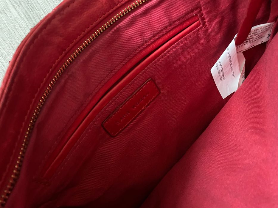 Torebka Zara skóra naturalna