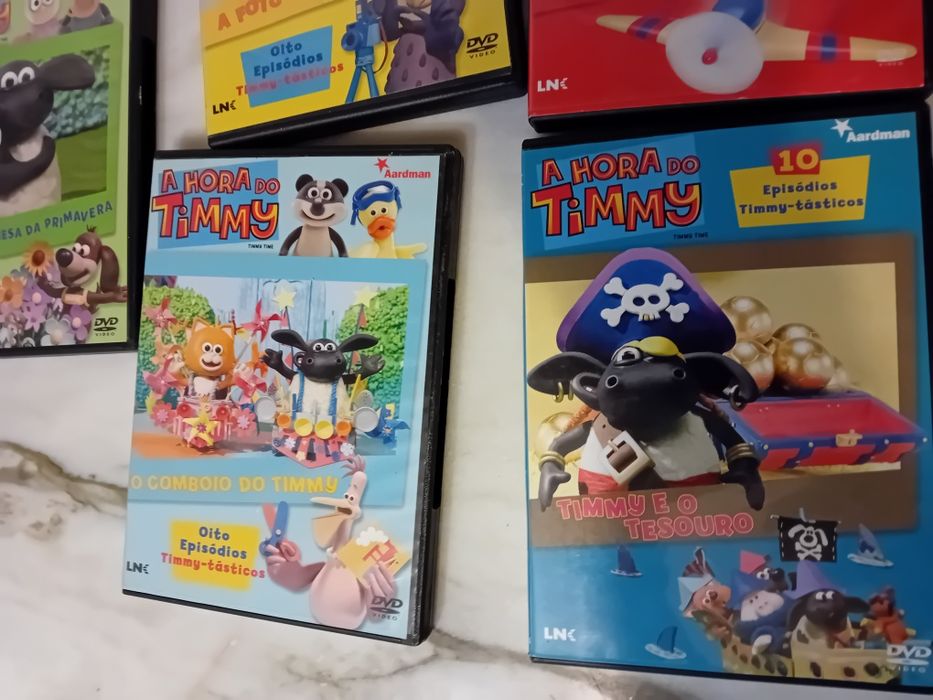 Conjunto de 5 Dvds Infantis A Hora do Timmy