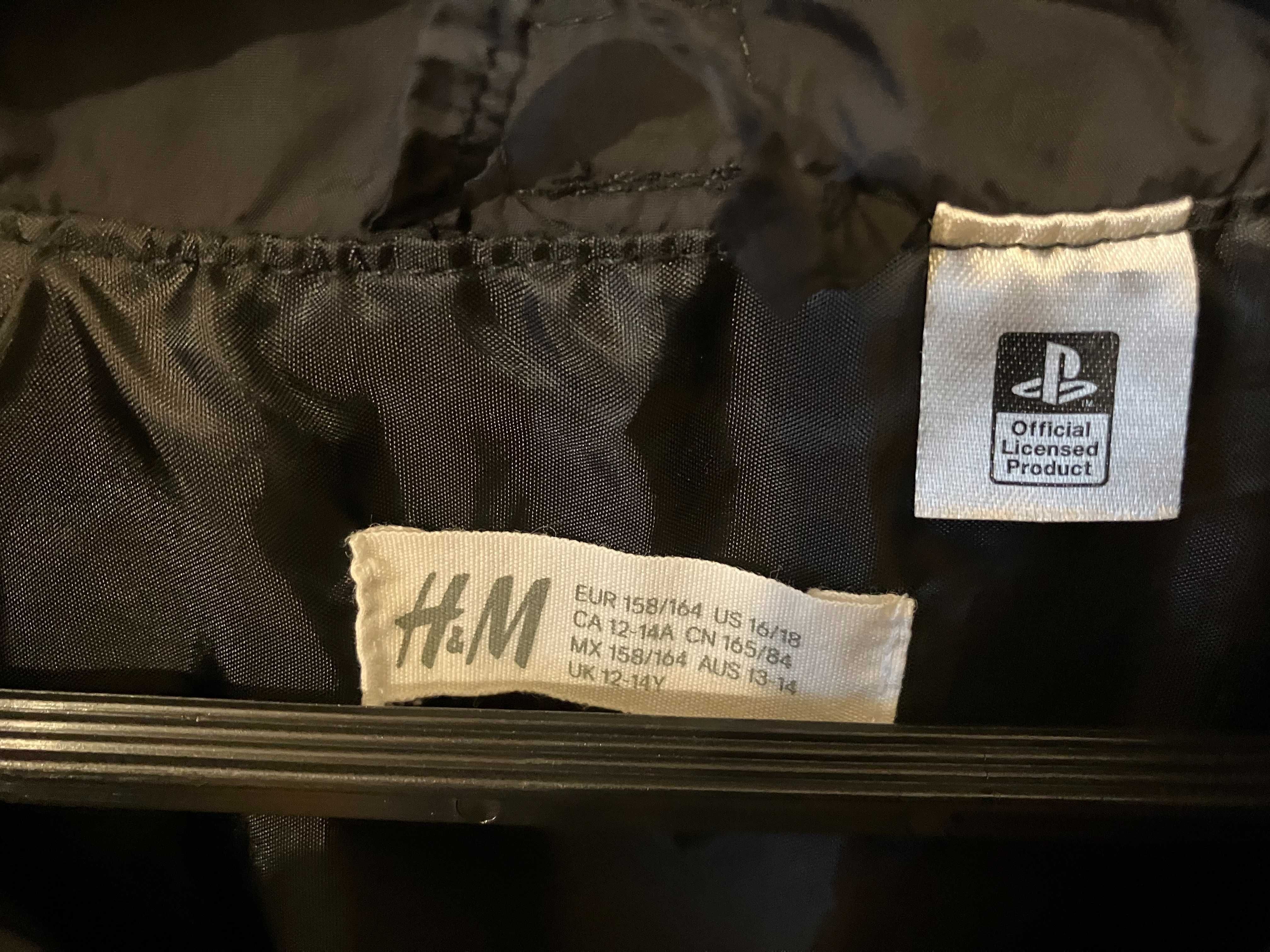 kurtka chłopięca  wiatrówka H&M PlayStation 158/164