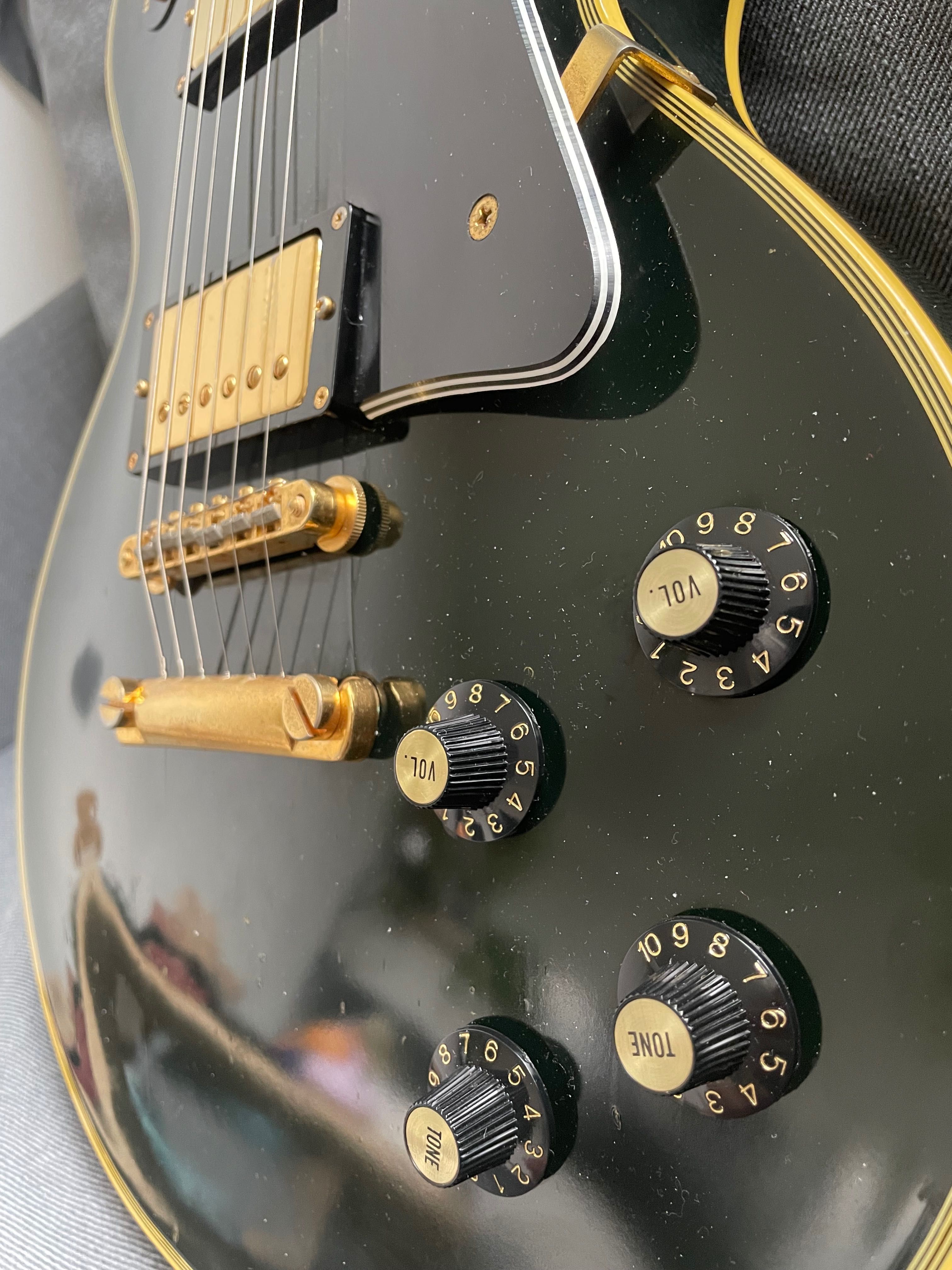 1992 Greco Black Beauty Les Paul Custom - mij - Japan