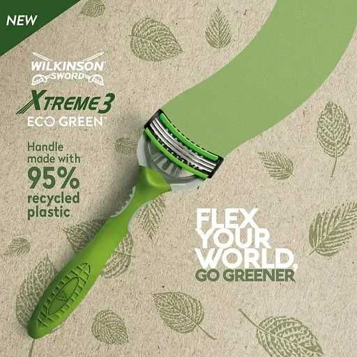 Набір однор. бритв Wilkinson Sword Xtreme 3 Eco Green 4 шт, USA.