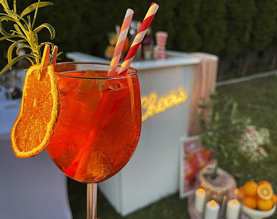 Mobilny bar we włoskim stylu, barman na wesele, imprezę firmową