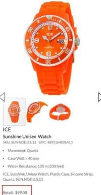 Стильные часы ICE Sunshine Unisex  Watch